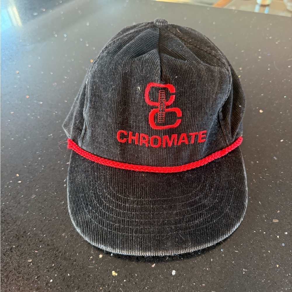 Chromat Rope Hat with Red Embroidery